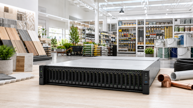 Высокопроизводительная NVMe-платформа для 1С и MS SQL для сети торговых центров