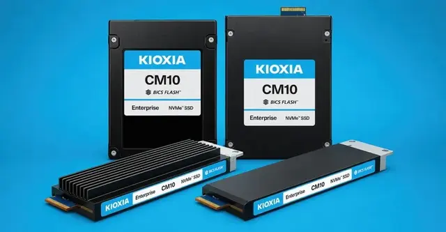 Kioxia представила корпоративные SSD CM10 с PCIe 6.0